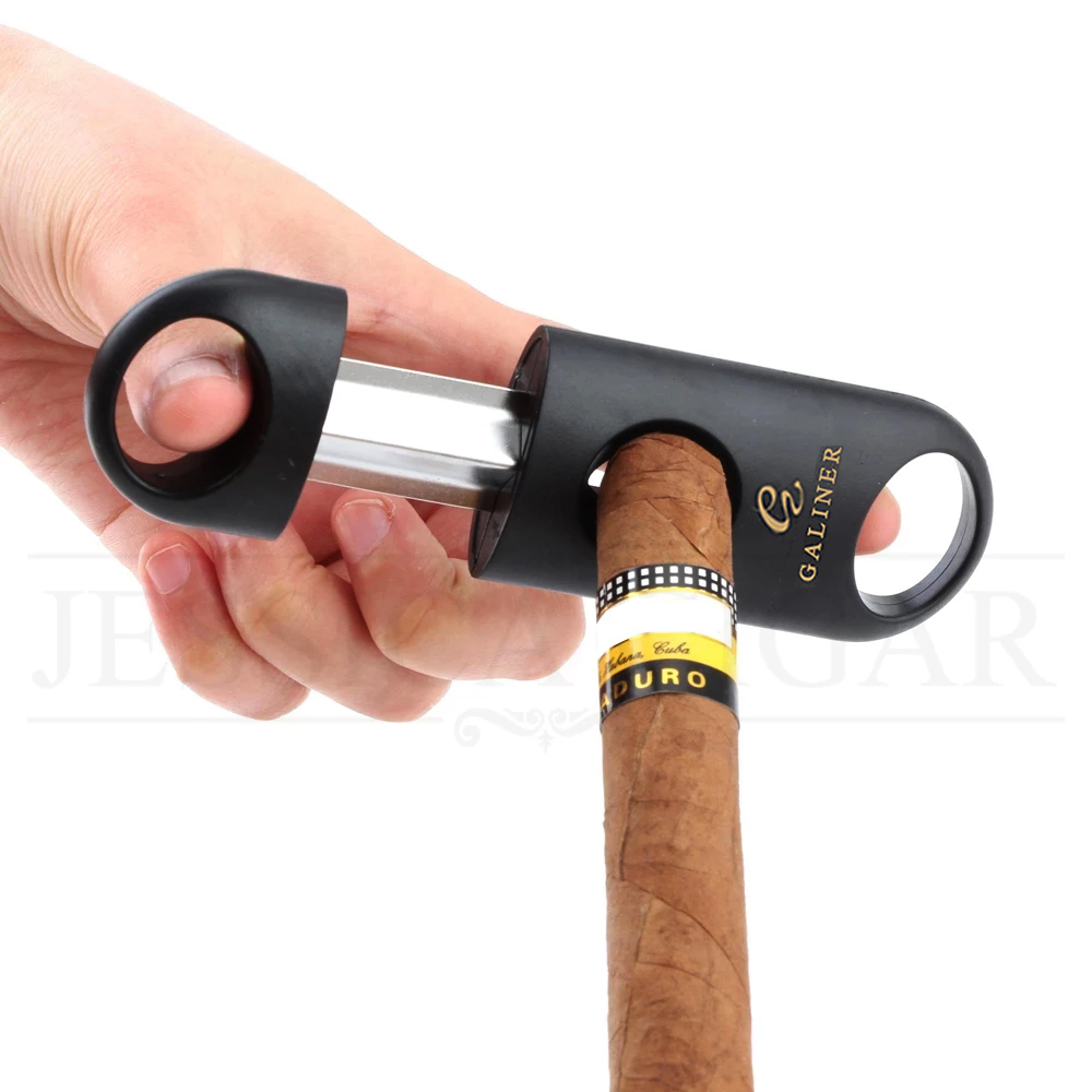 Cigar Cutter Set - GALINER pisau Stainless Steel, alat pemotong