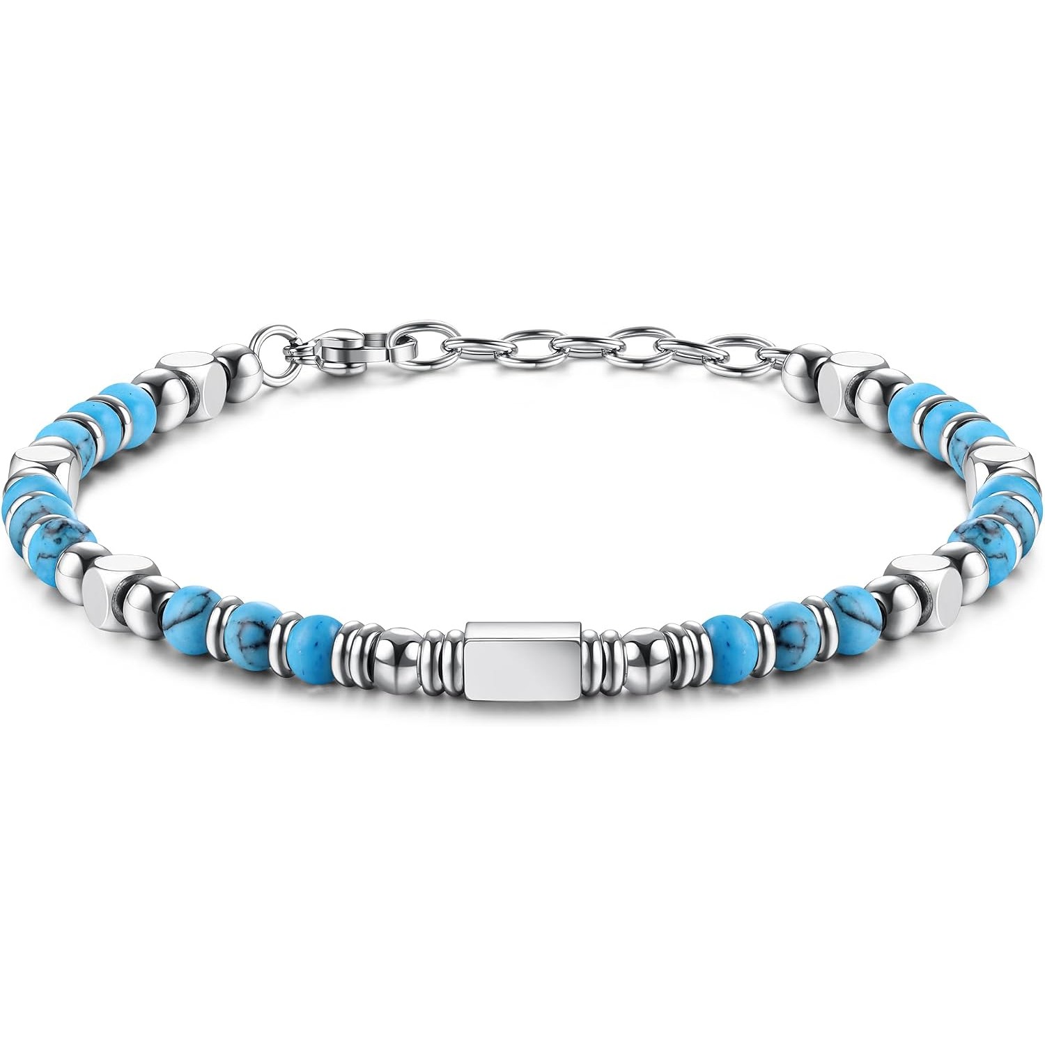 Men'S Accessories Best - 1 buah gelang manik-manik dari batu