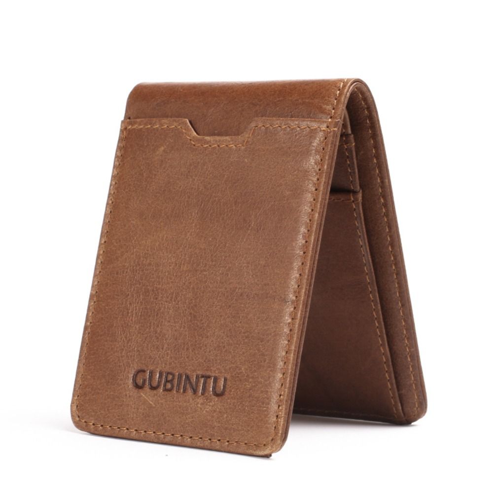 Money Clip Slim - Dompet Pria Kulit Asli Tipis Vintage