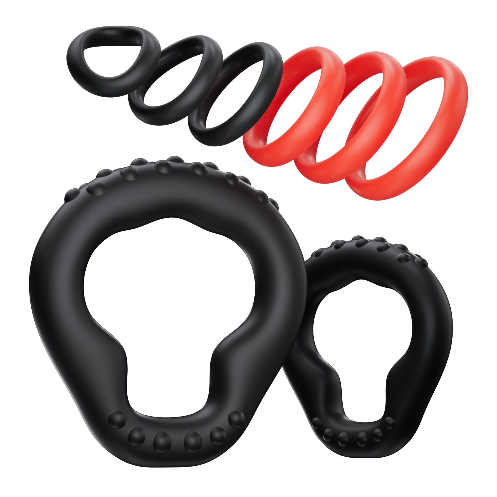 Men Accessories Combo - KUSHOR 8 Buah Set Cincin Penis