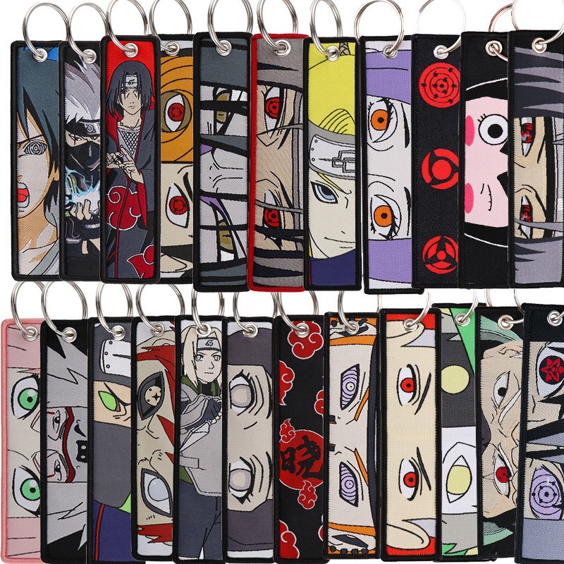 Men Accessories Kit - Gantungan Kunci Bordir Anime Naruto Gantungan