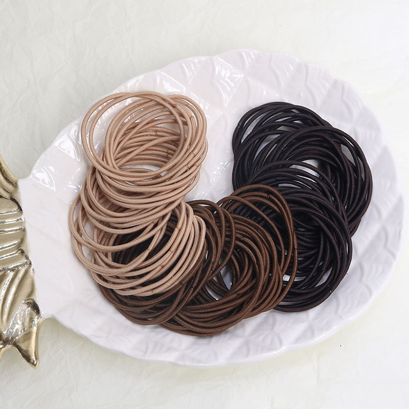 Men Accessories Kit - 100 buah/set ikat rambut karet gelang