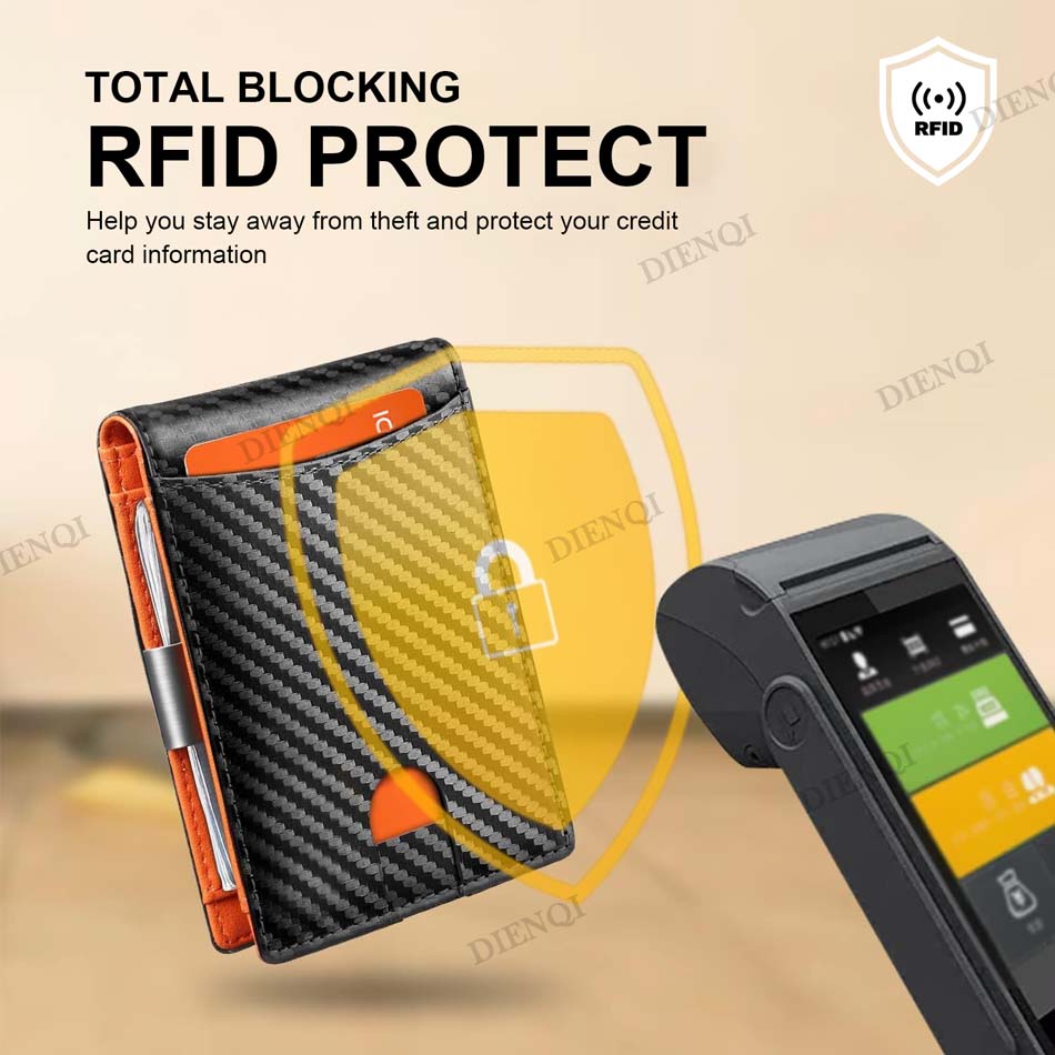 Dompet Kartu Bisnis Pintar RFI - Money Clip Slim ulasan dan harga