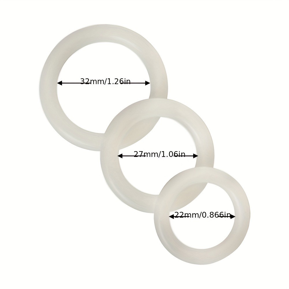 3PCS Set Cincin Penis Silikon  - Men Accessories Combo ulasan dan harga