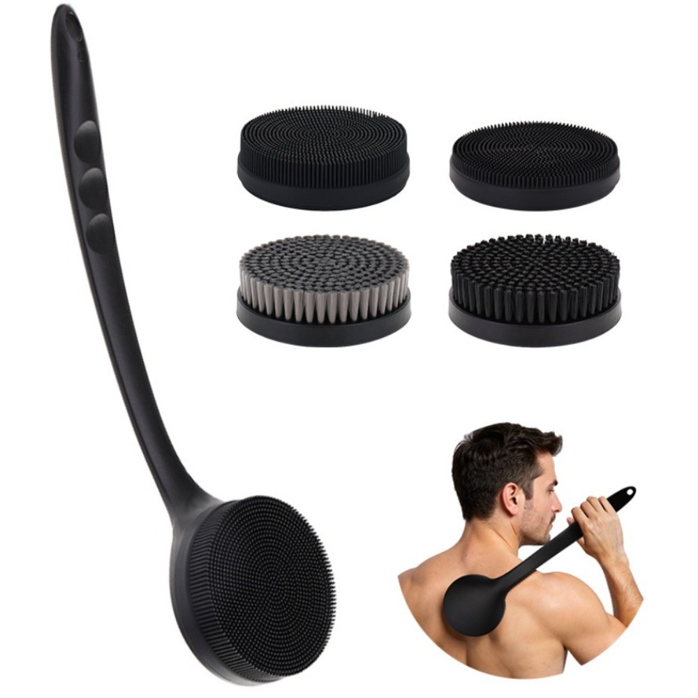 Sikat Mandi Silikon Gagang Pan - Men'S Accessories Types ulasan dan harga