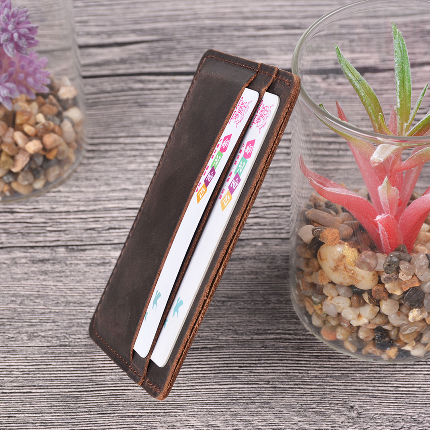 Dompet Kartu Mini Uniseks Vint - Money Clip Slim ulasan dan harga