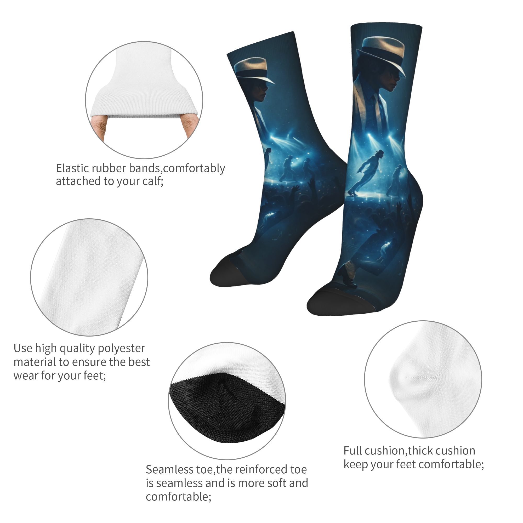 Kaus Kaki Michael Jackson The  - Men'S Accessories Best ulasan dan harga